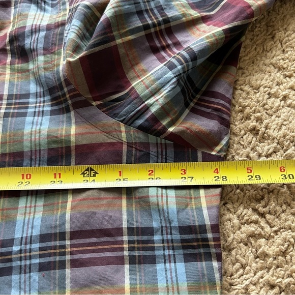 Ralph Lauren Men's Plaid Button Down Shirt - Blue and Brown - Picture 6 of 6